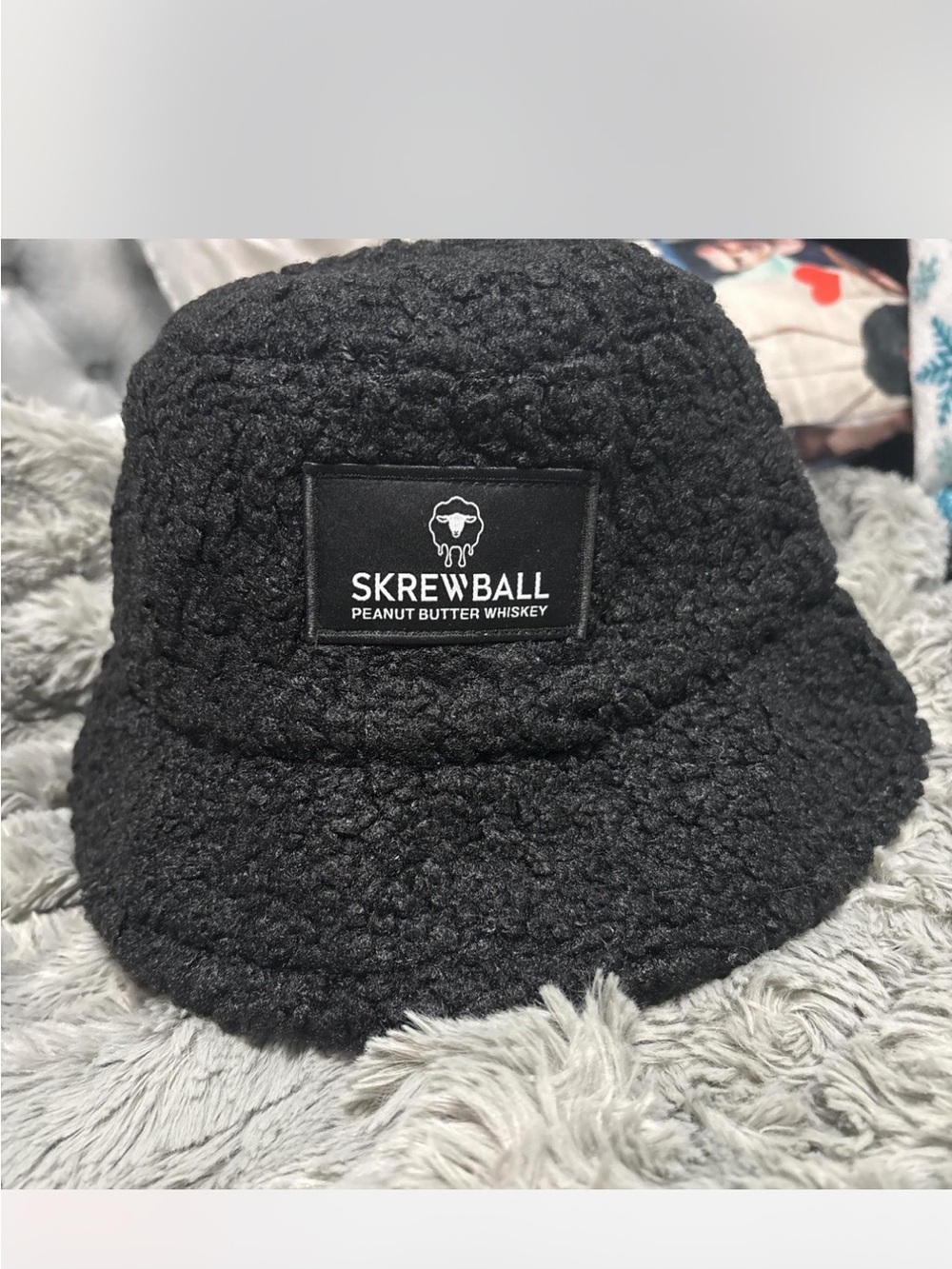 Black Sherpa Bucket Hat